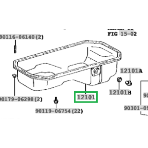 Bunnpanne Toyota Hiace 2WD, D4D - 12101-67092 - xParts AS